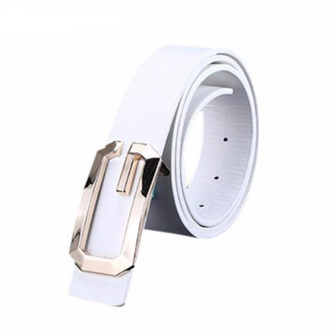 Casual Leather Thin Belt