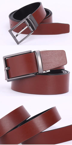 Retro Pin Buckle Reversible Belt