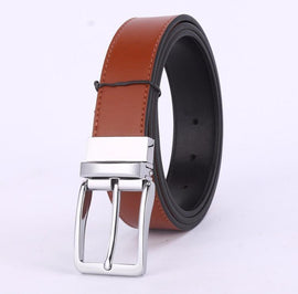 Retro Pin Buckle Reversible Belt