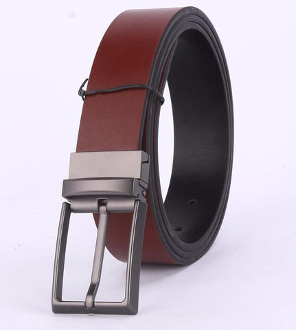 Retro Pin Buckle Reversible Belt