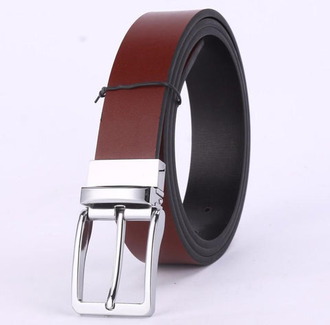 Retro Pin Buckle Reversible Belt