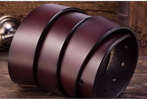 High Quality Jeans Letter Buckle Belt