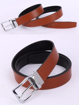 Retro Pin Buckle Reversible Belt