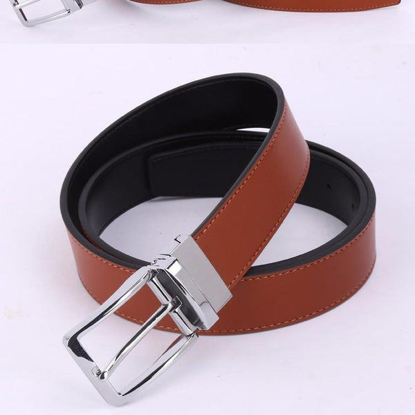 Retro Pin Buckle Reversible Belt