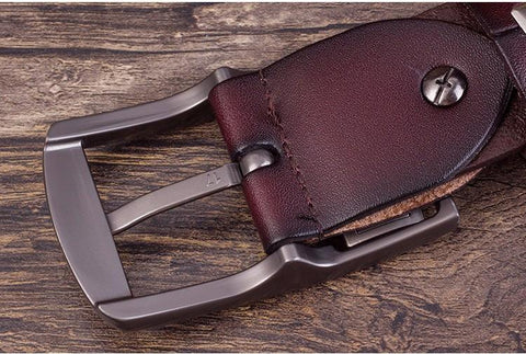 High Quality Jeans Letter Buckle Belt