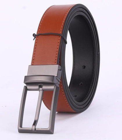 Retro Pin Buckle Reversible Belt
