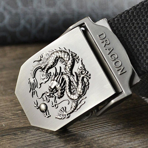 Dragon Totem Metal Buckle Belt