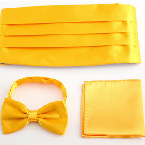 Men's Pleated Cummerbunds Set