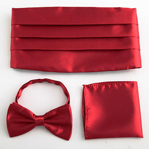 Men's Pleated Cummerbunds Set
