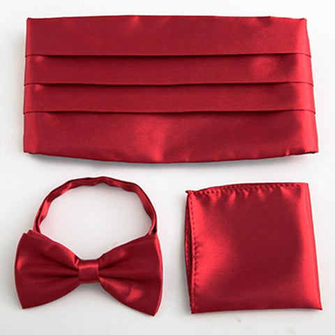Men's Pleated Cummerbunds Set