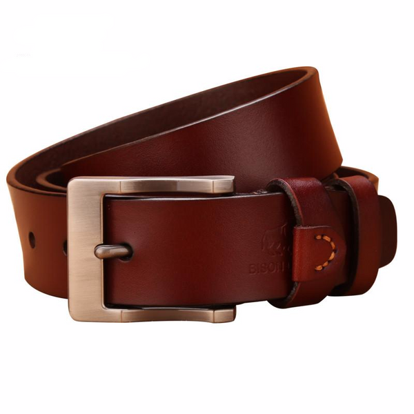 Genuine Leather Cowboy Belt