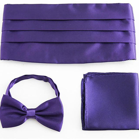 Men's Pleated Cummerbunds Set