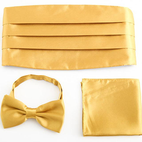 Men's Pleated Cummerbunds Set