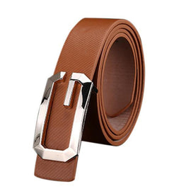Casual Leather Thin Belt