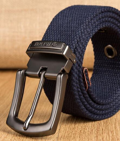 Canvas Pin Buckle Tactical Belt