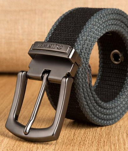 Canvas Pin Buckle Tactical Belt