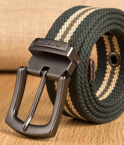 Canvas Pin Buckle Tactical Belt