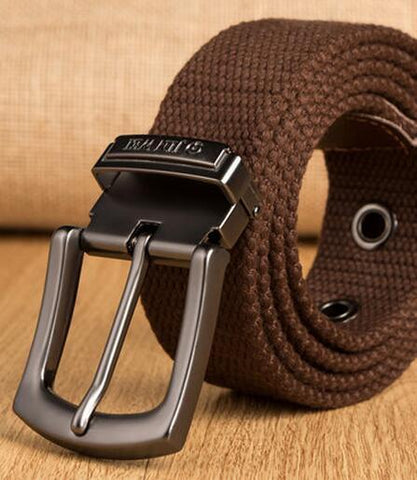 Canvas Pin Buckle Tactical Belt