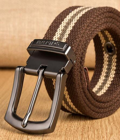 Canvas Pin Buckle Tactical Belt