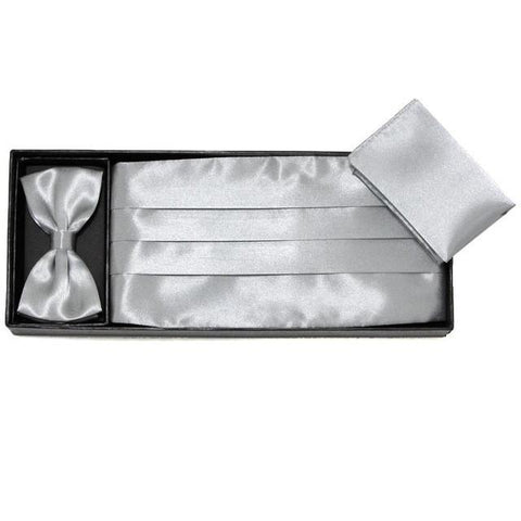 Wide Elastic Sash Belt Stretch Cummerbunds Set