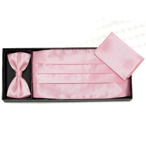 Wide Elastic Sash Belt Stretch Cummerbunds Set