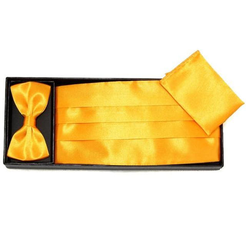 Wide Elastic Sash Belt Stretch Cummerbunds Set