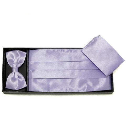 Wide Elastic Sash Belt Stretch Cummerbunds Set