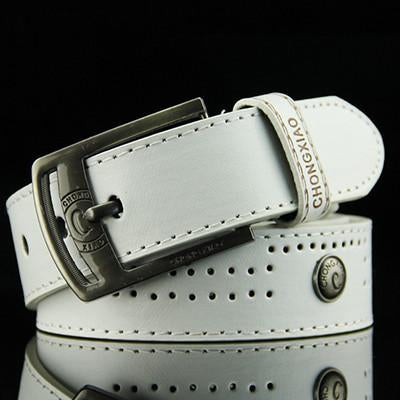 Antique Pin Buckle PU Belt