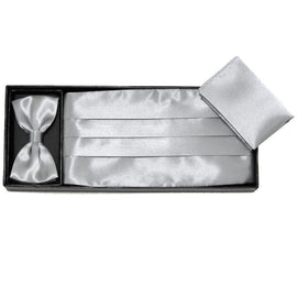 Wide Elastic Sash Belt Stretch Cummerbunds Set