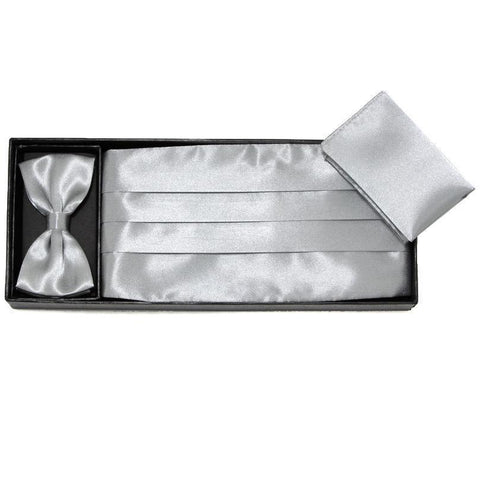 Wide Elastic Sash Belt Stretch Cummerbunds Set